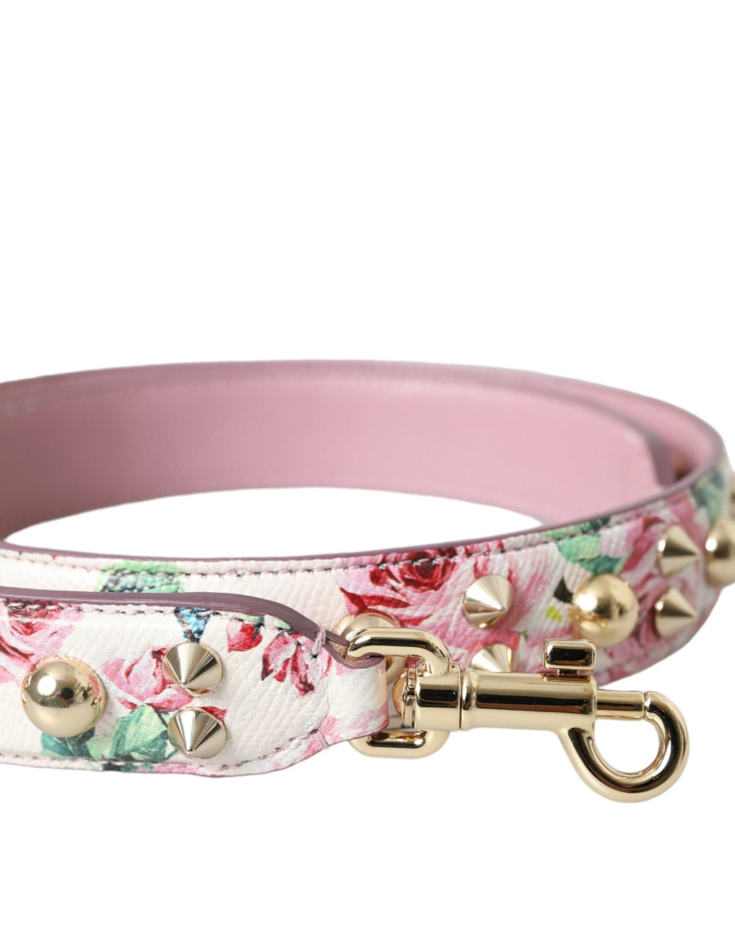 Pink Floral Handbag Accessory Shoulder Strap
