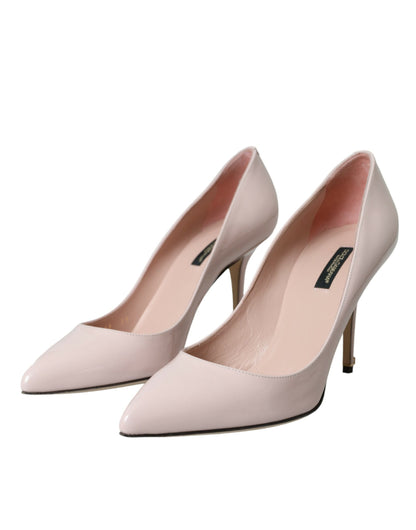 Light Pink Leather Bellucci Heels Pumps Shoes