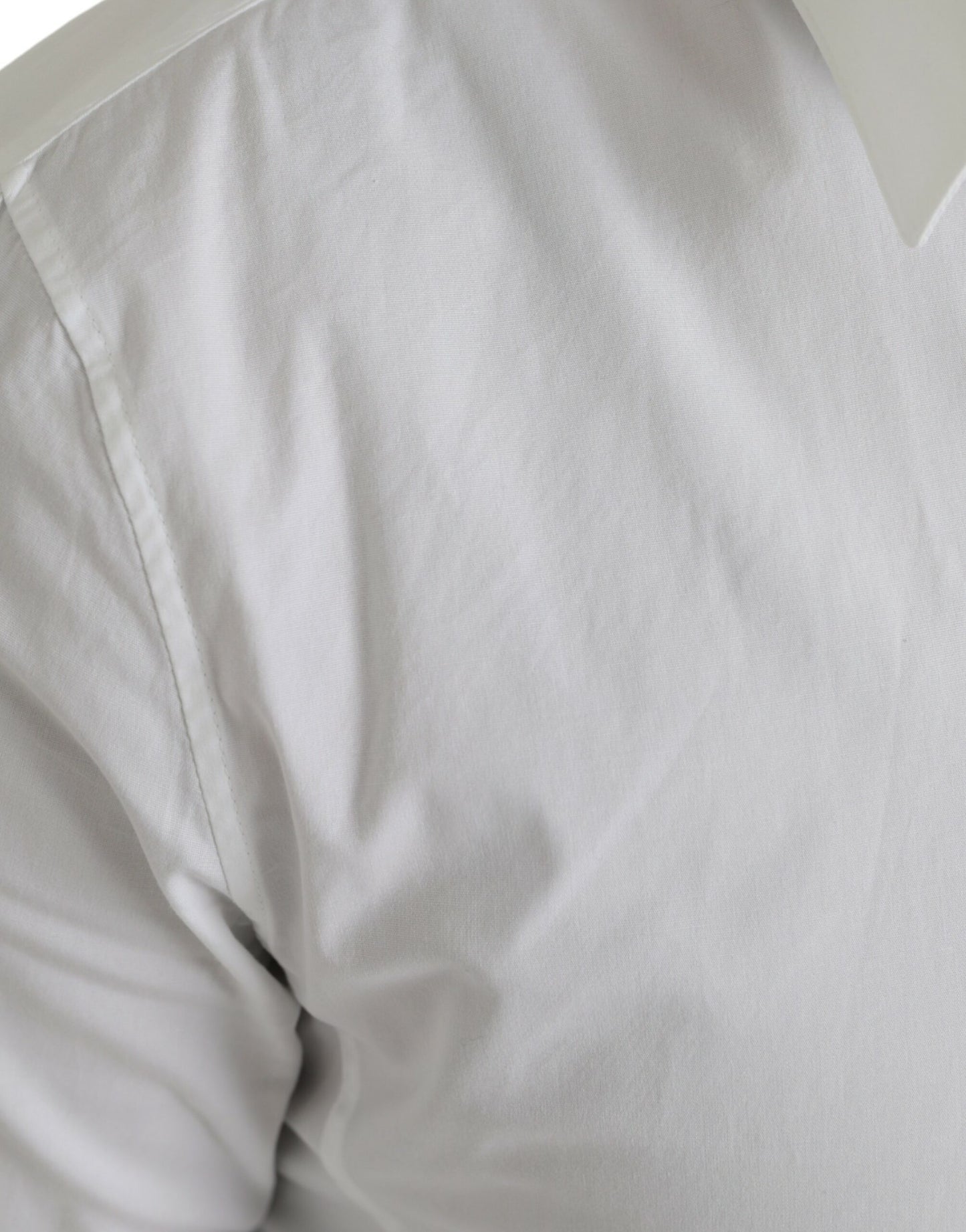 White Cotton Stretch Formal SICILIA Shirt
