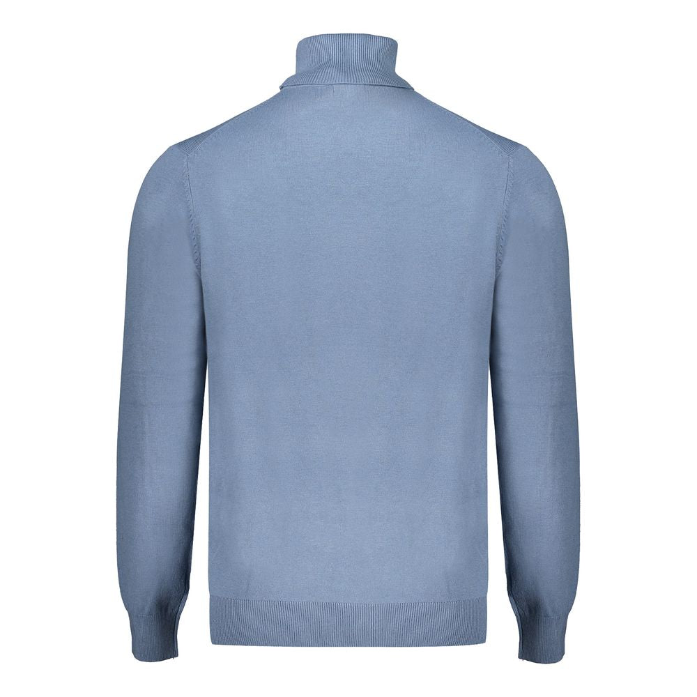 Light Blue Polyester Sweater