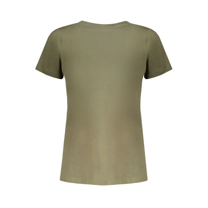 Green Cotton Tops & T-Shirt