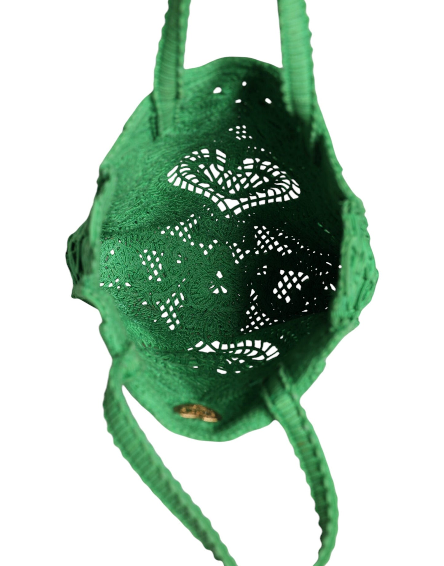 Green Small Cordonetto Lace Beatrice Tote Bag