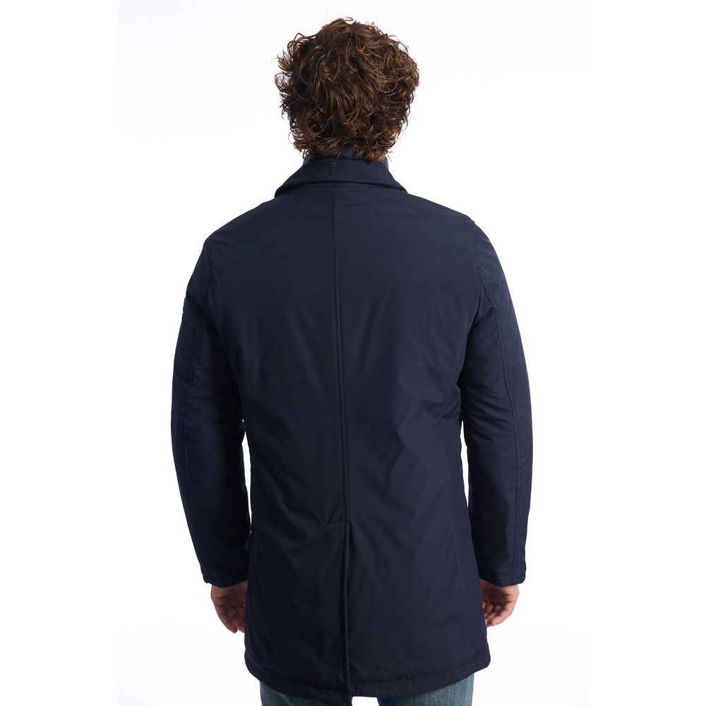 Blue Polyester Jacket