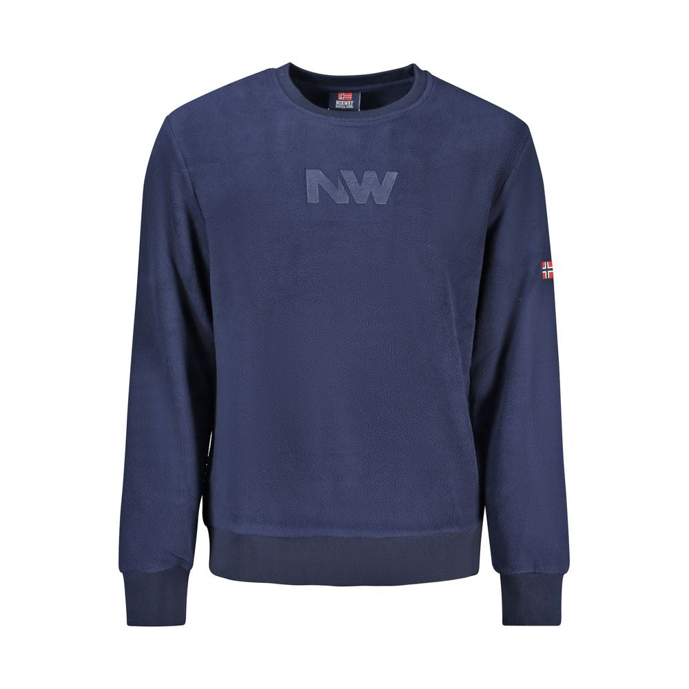 Blue Polyester Sweater