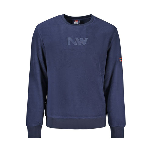 Blue Polyester Sweater