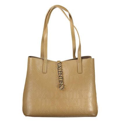 Beige Polyethylene Handbag