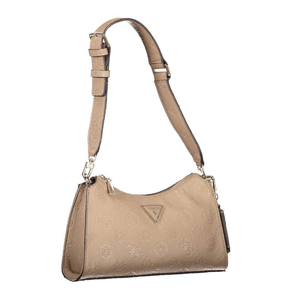 Beige Polyethylene Handbag