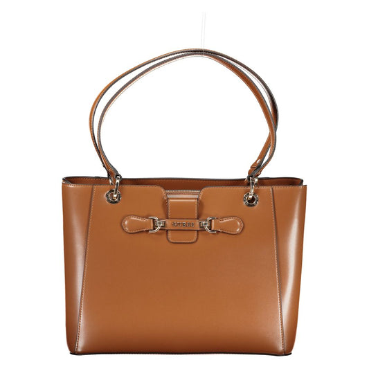 Brown Polyethylene Handbag