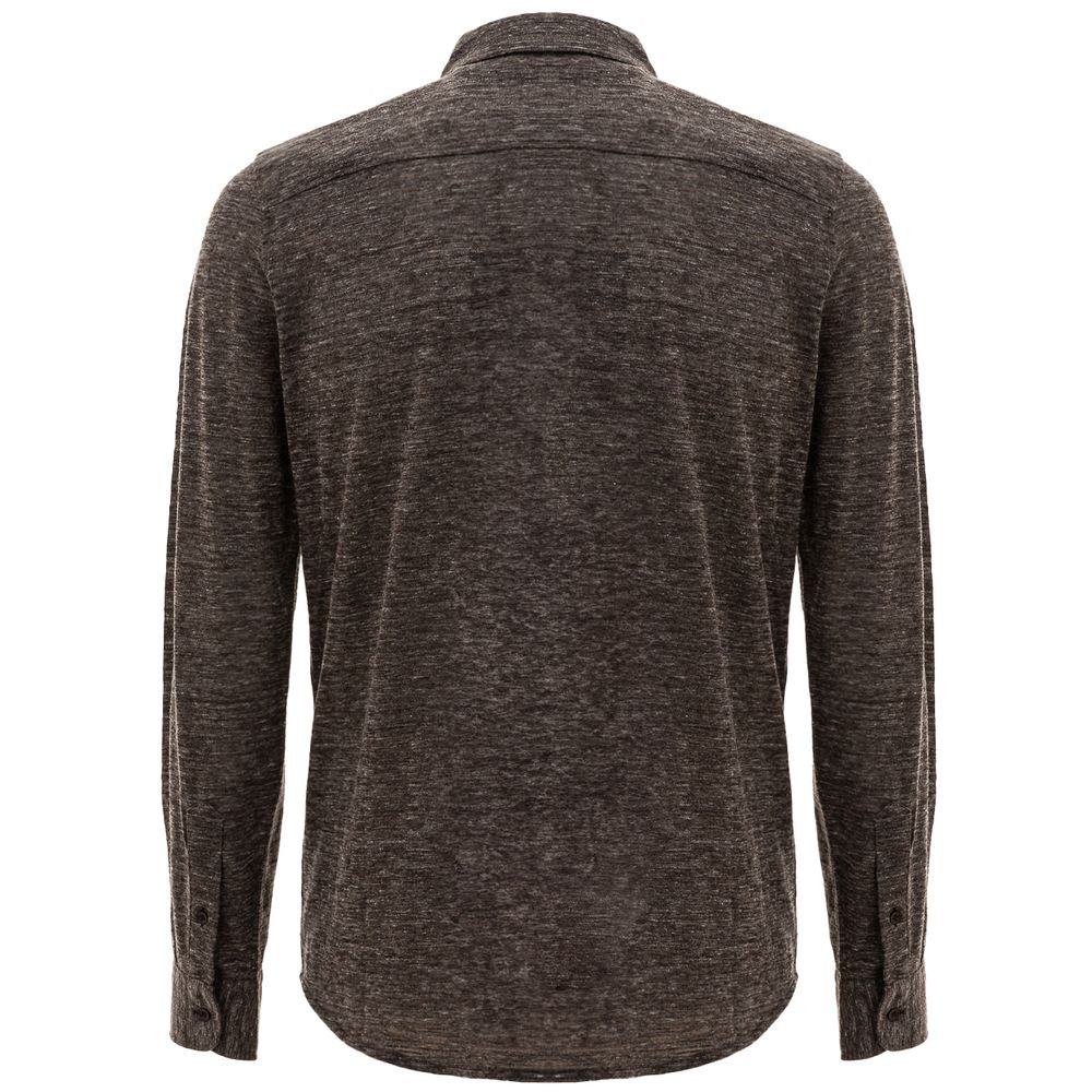 Gray Wool Shirt