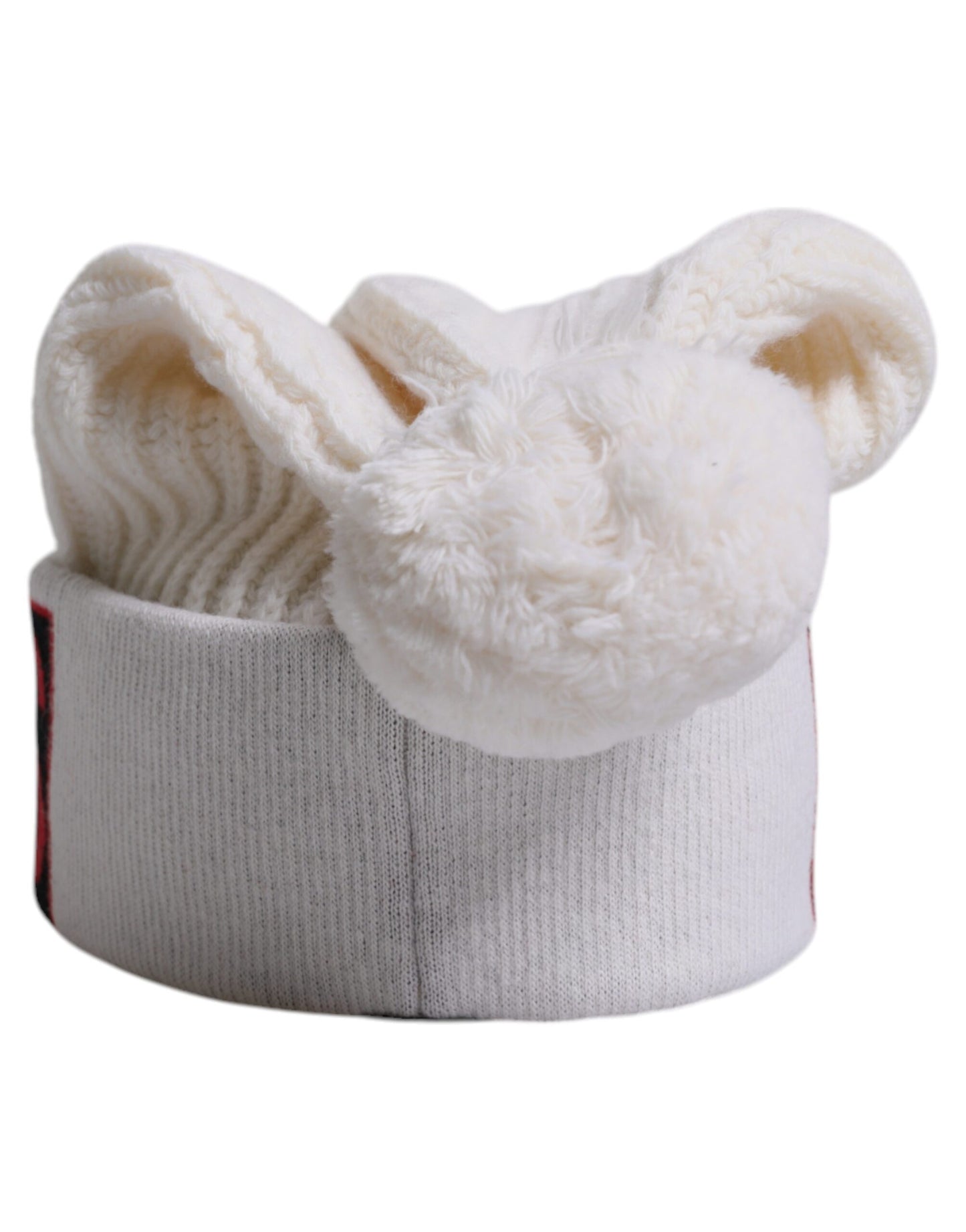 White Wool Fur Ball Princess Winter Hat