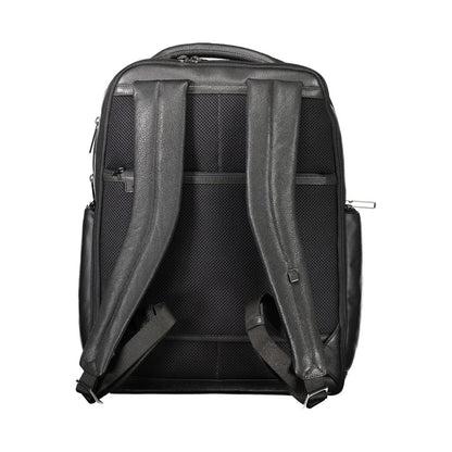 Black Leather Backpack