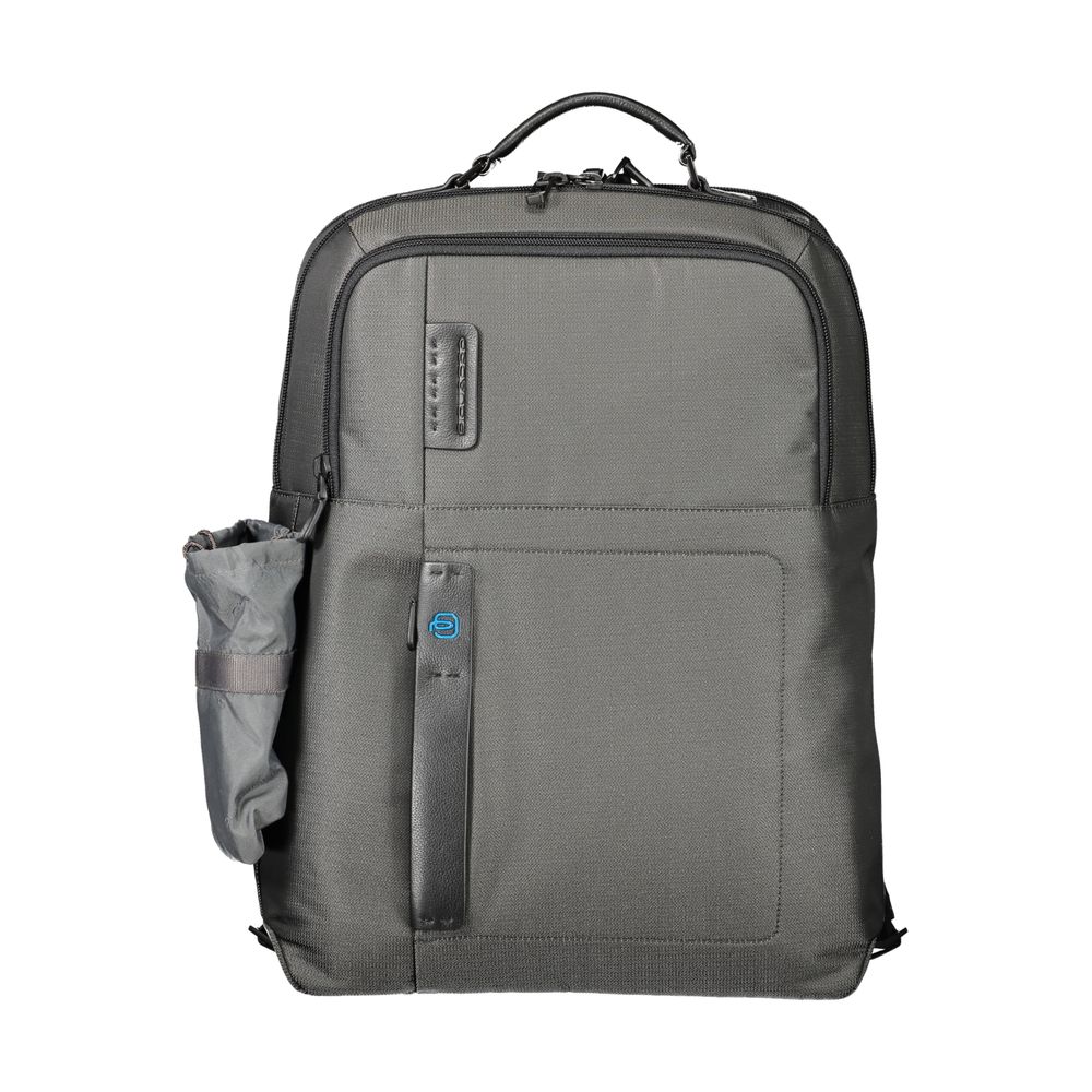 Gray Polyester Backpack