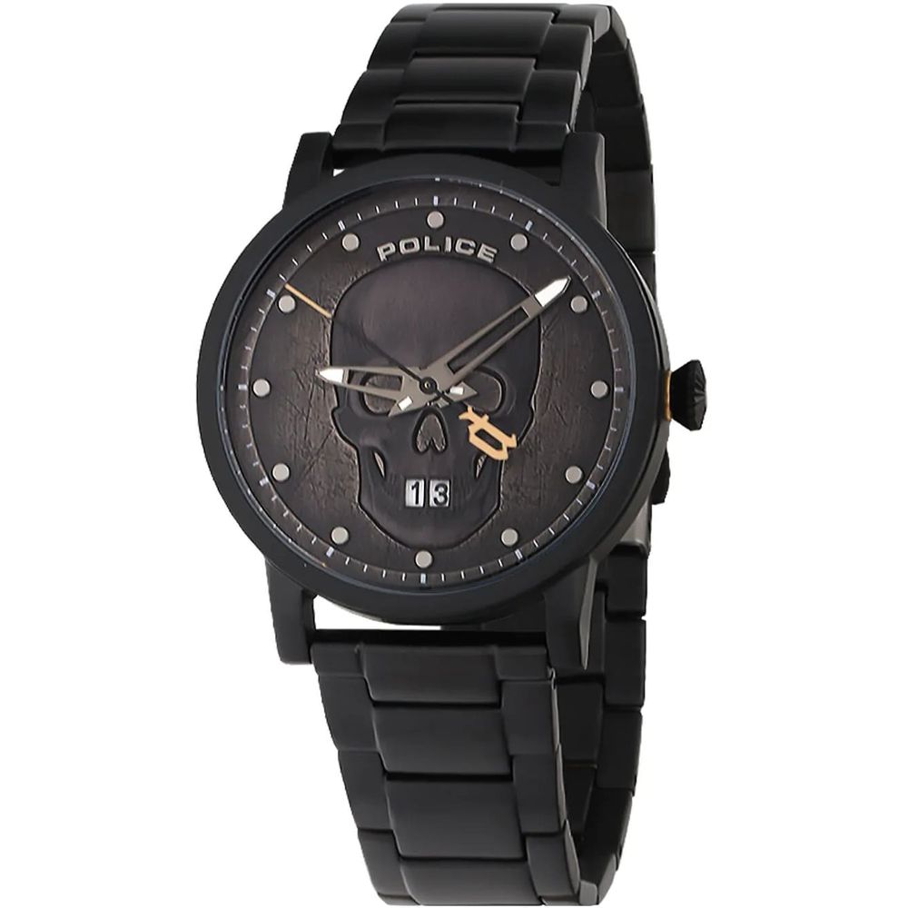 Black Leather Watch