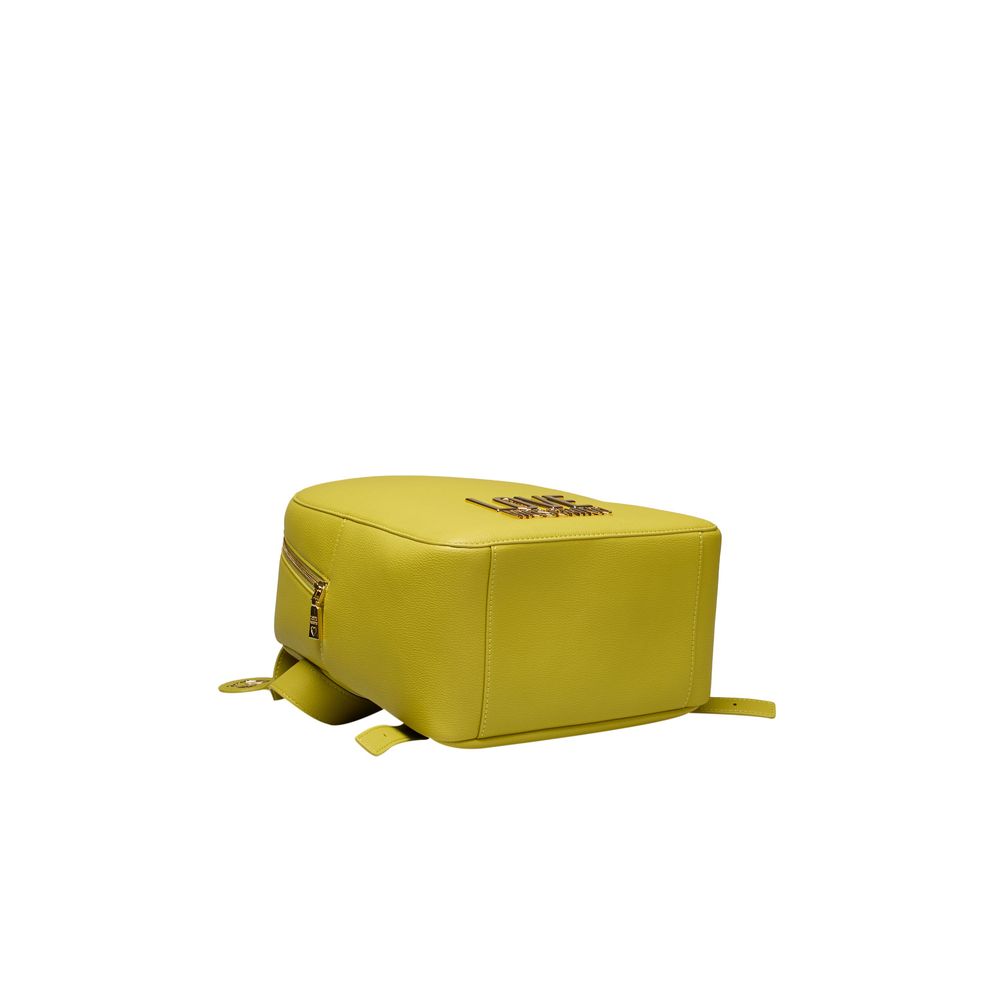 Yellow Polyethylene Backpack