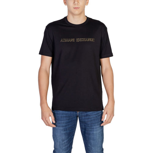 Black Cotton T-Shirt