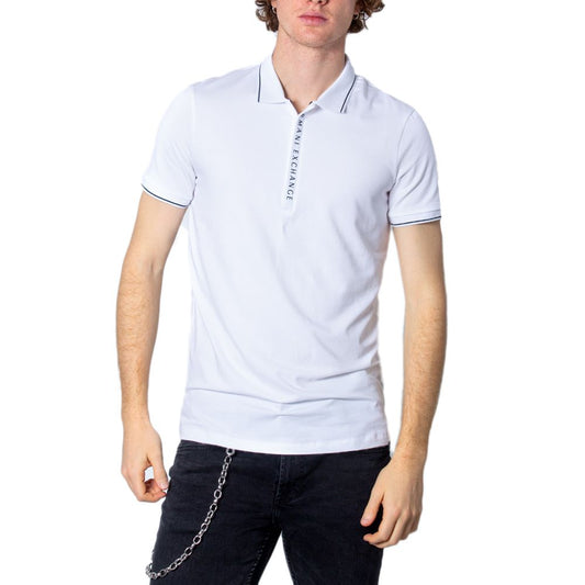 White Cotton Polo Shirt