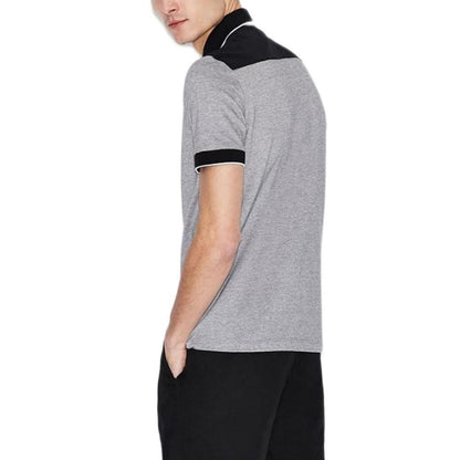 Black Cotton Polo Shirt