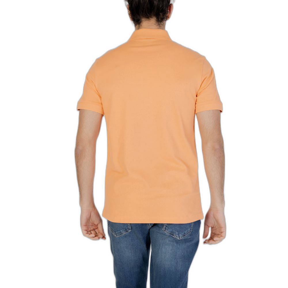 Orange Cotton Polo Shirt