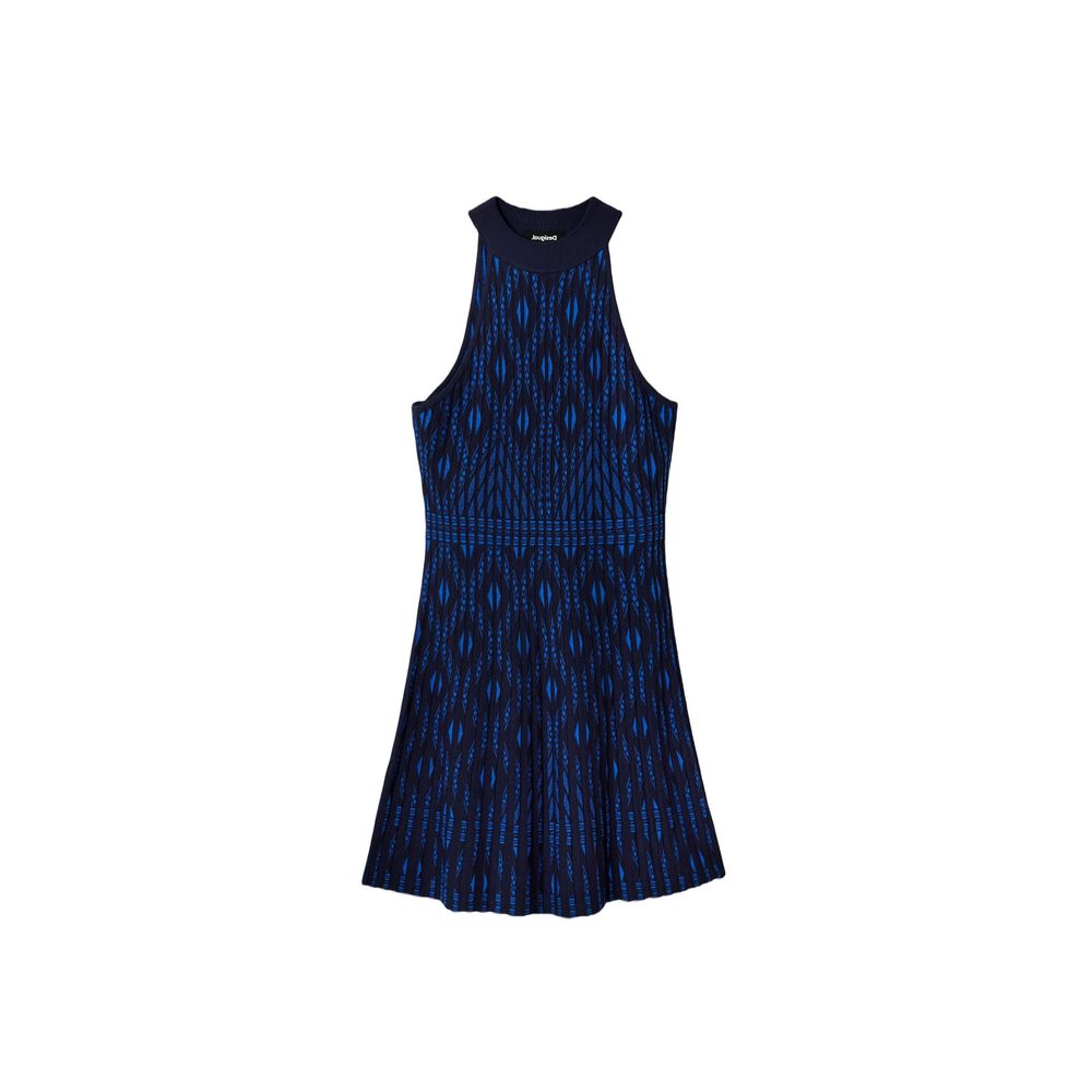 Blue Viscose Dress