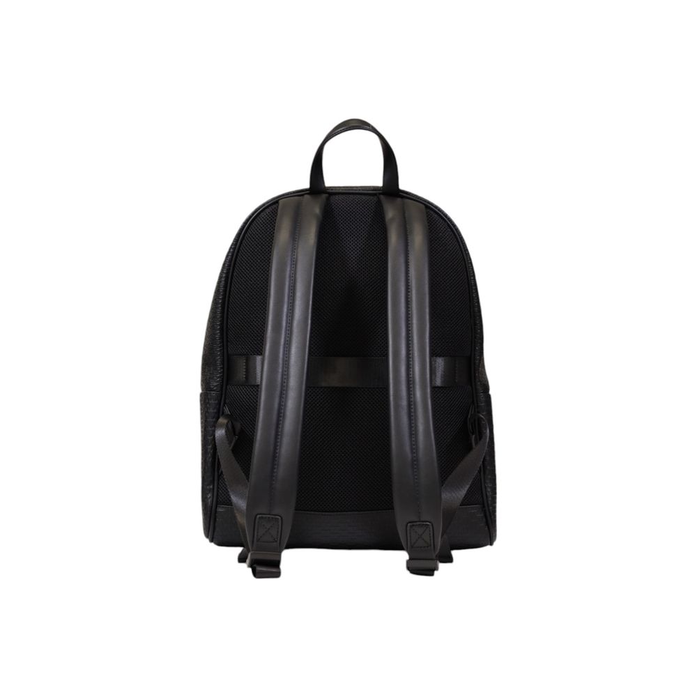 Black Polyester Backpack