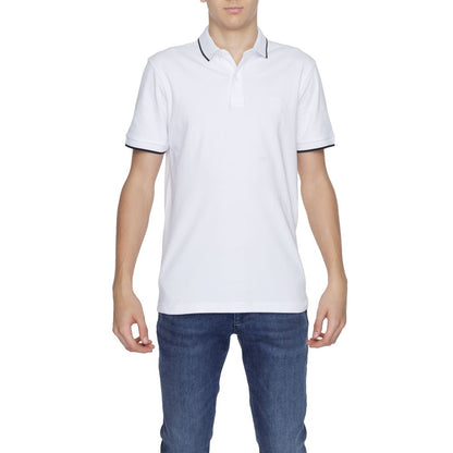 White Cotton Polo Shirt