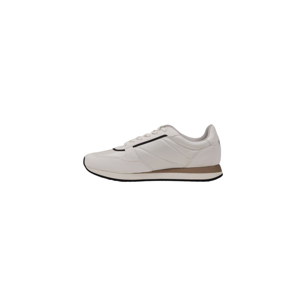 White Polyester Sneaker