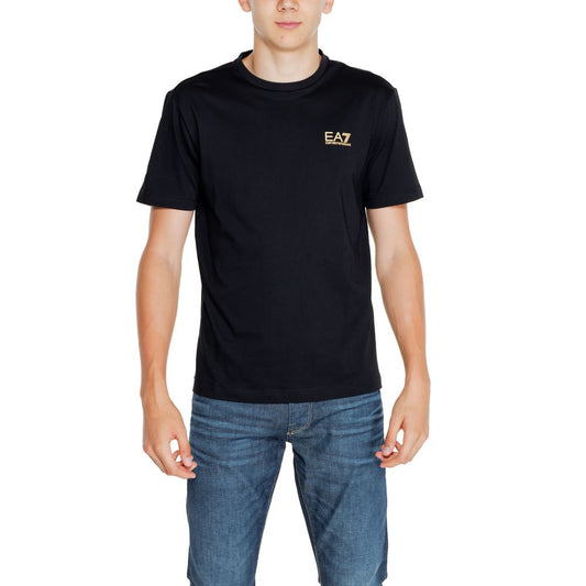 Black Cotton T-Shirt