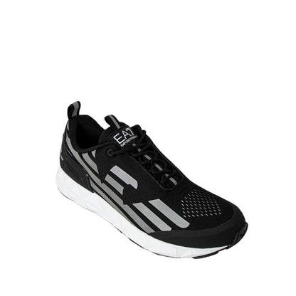 Black Polyester Sneaker