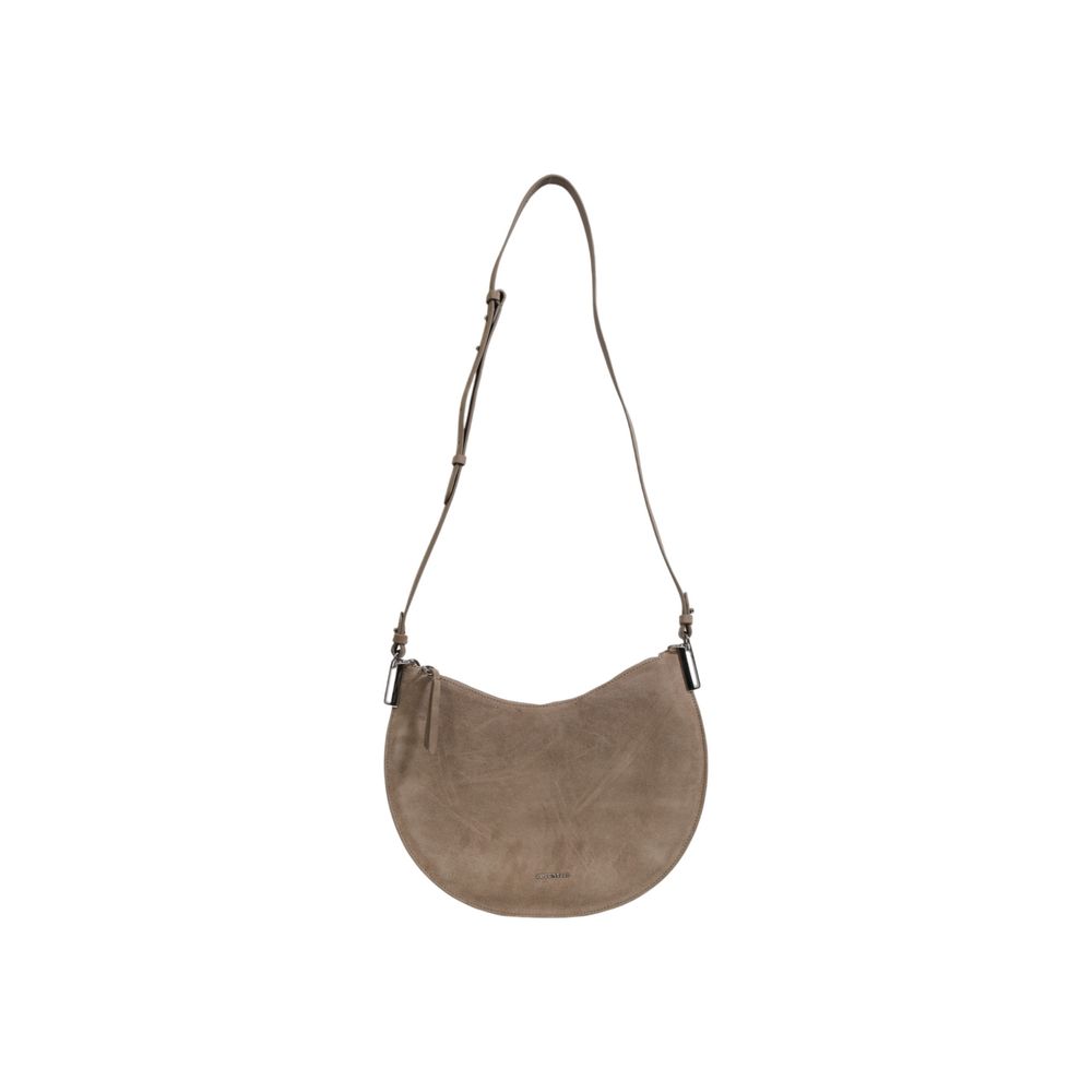 Gray Suede Handbag