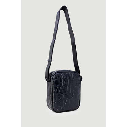 Black Synthetic Leather Bag