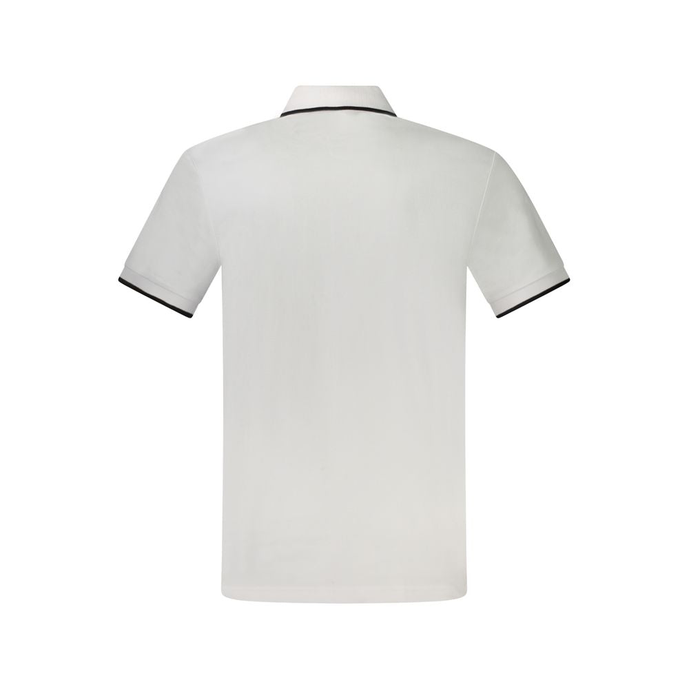 White Cotton Polo Shirt