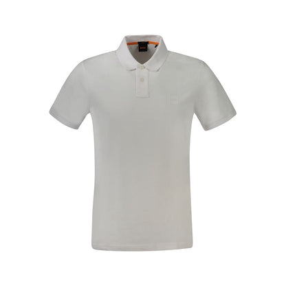 White Cotton Polo Shirt