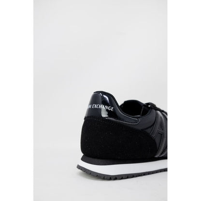 Black Polyester Sneaker