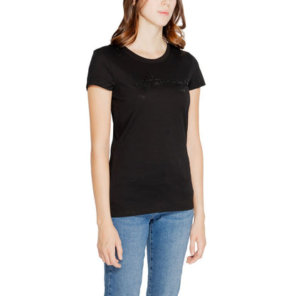 Black Cotton Tops & T-Shirt