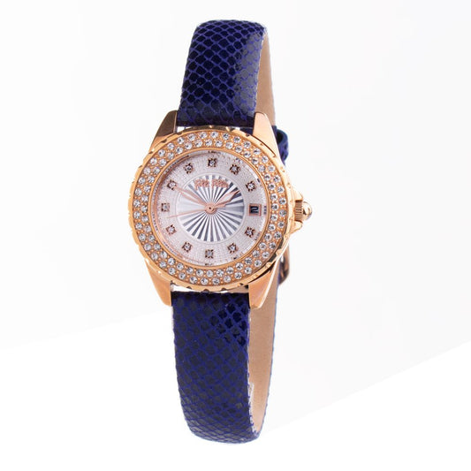 Blue Leather Watch