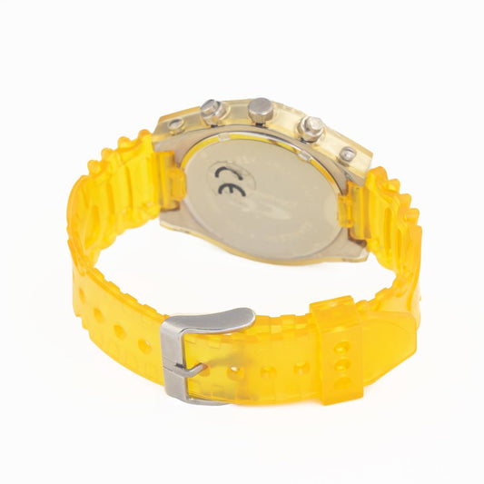 Yellow Rubber Sport Watch