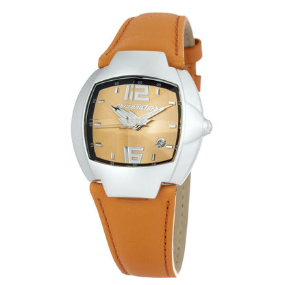 Orange Leather Watch