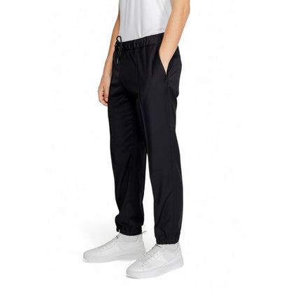 Black Polyester Jeans & Pant