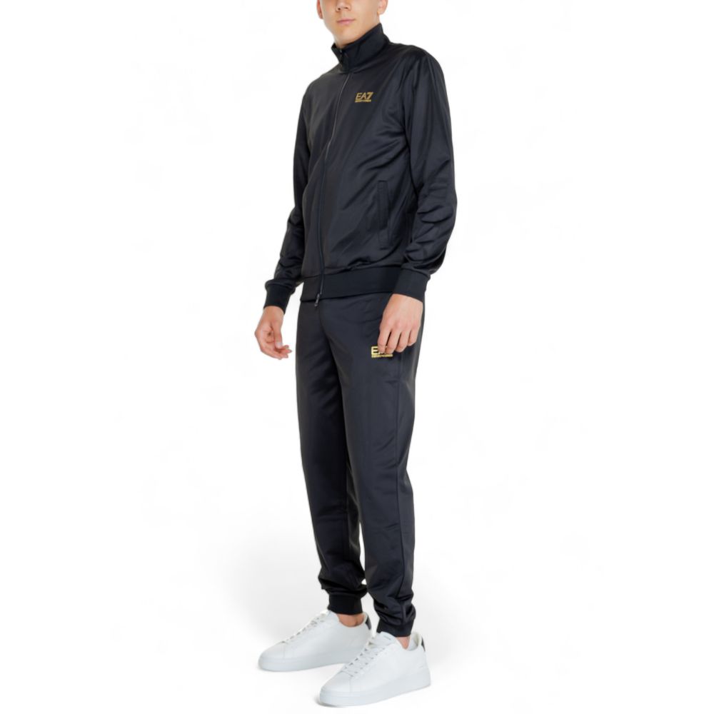 Black Polyester Sweatsuit