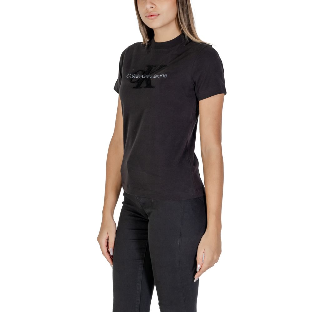 Black Cotton Tops & T-Shirt