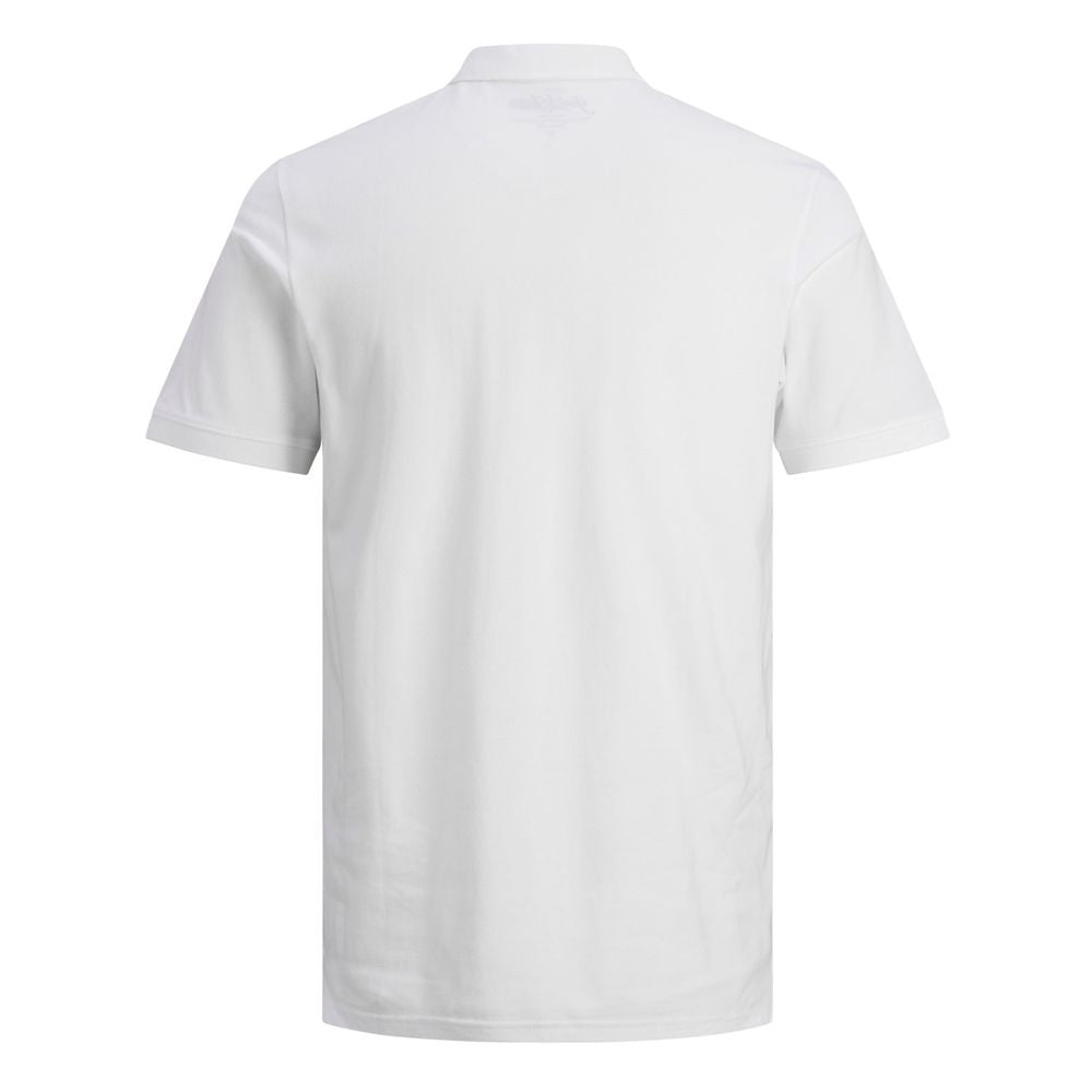 White Cotton Polo Shirt