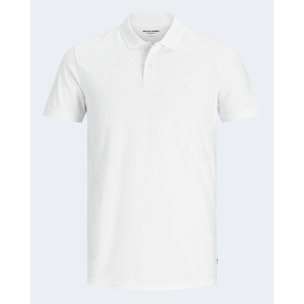 White Cotton Polo Shirt