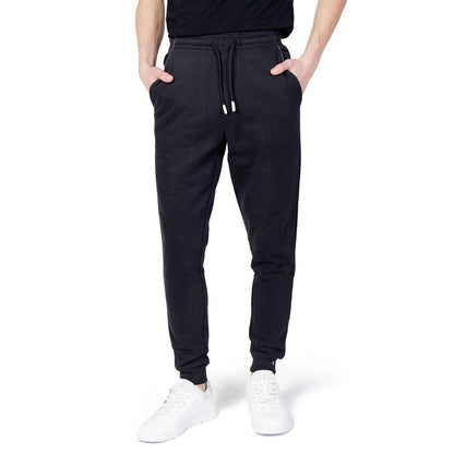 Black Cotton Jeans & Pant