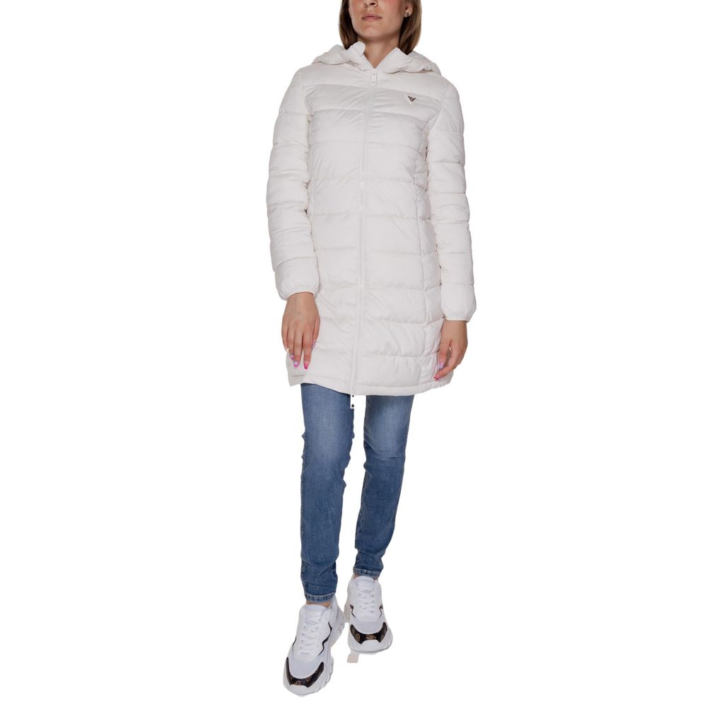 White Polyester Jackets & Coat