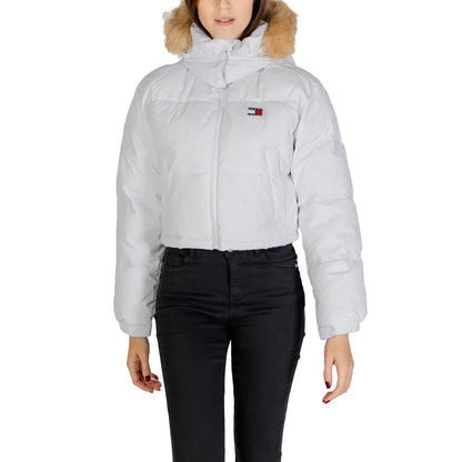 White Recycled Polyester Jackets & Coat