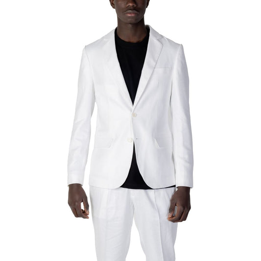 Antony Morato White Linen Suit Jacket