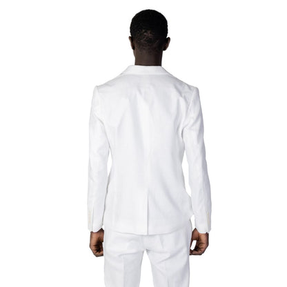 Antony Morato White Linen Suit Jacket