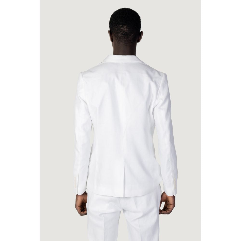 Antony Morato White Linen Suit Jacket