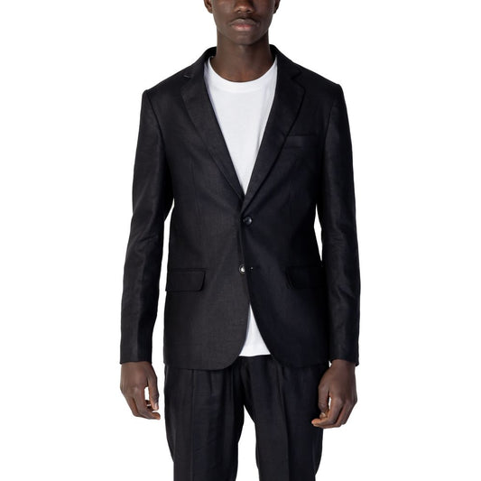 Antony Morato Black Linen Suit Jacket