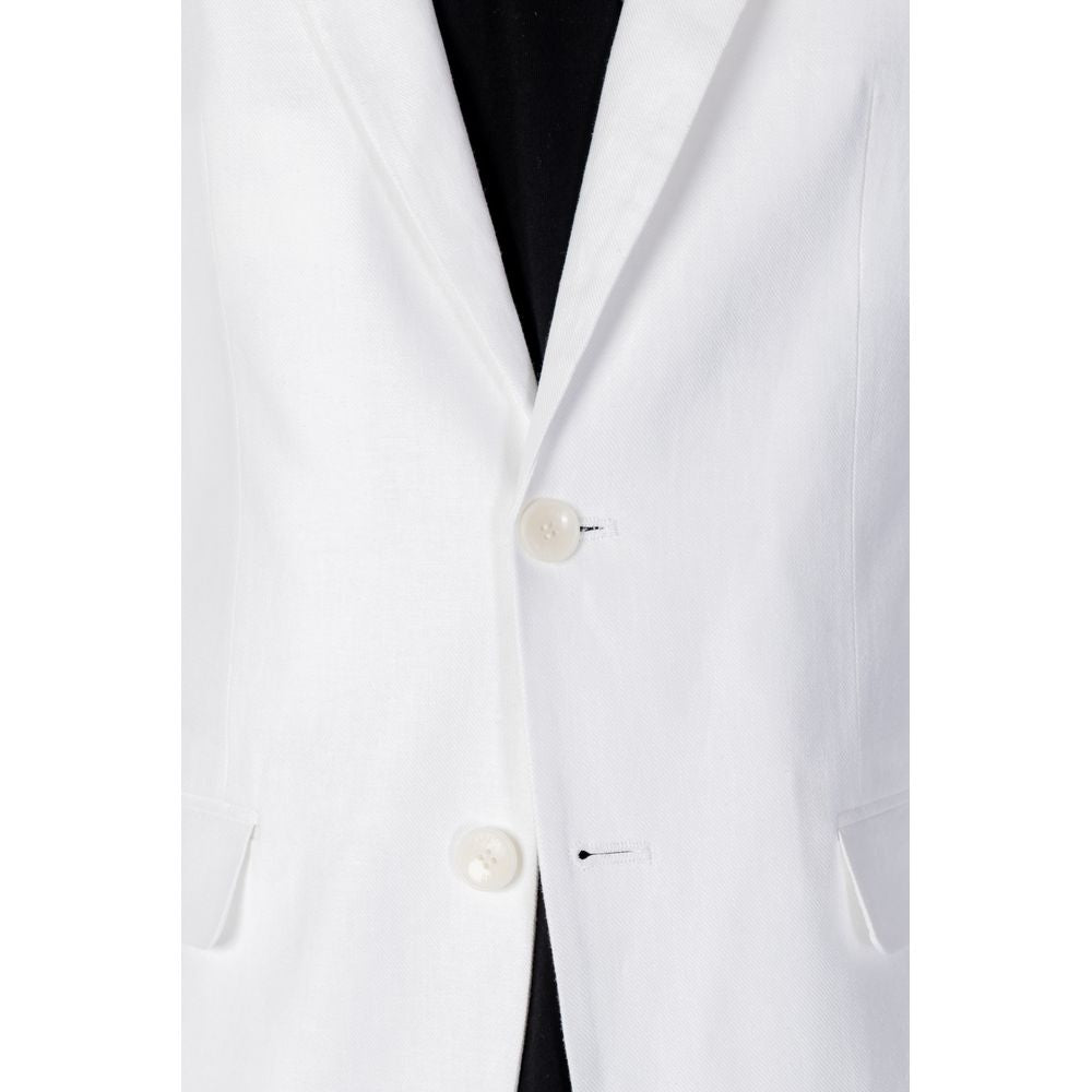 Antony Morato White Linen Suit Jacket